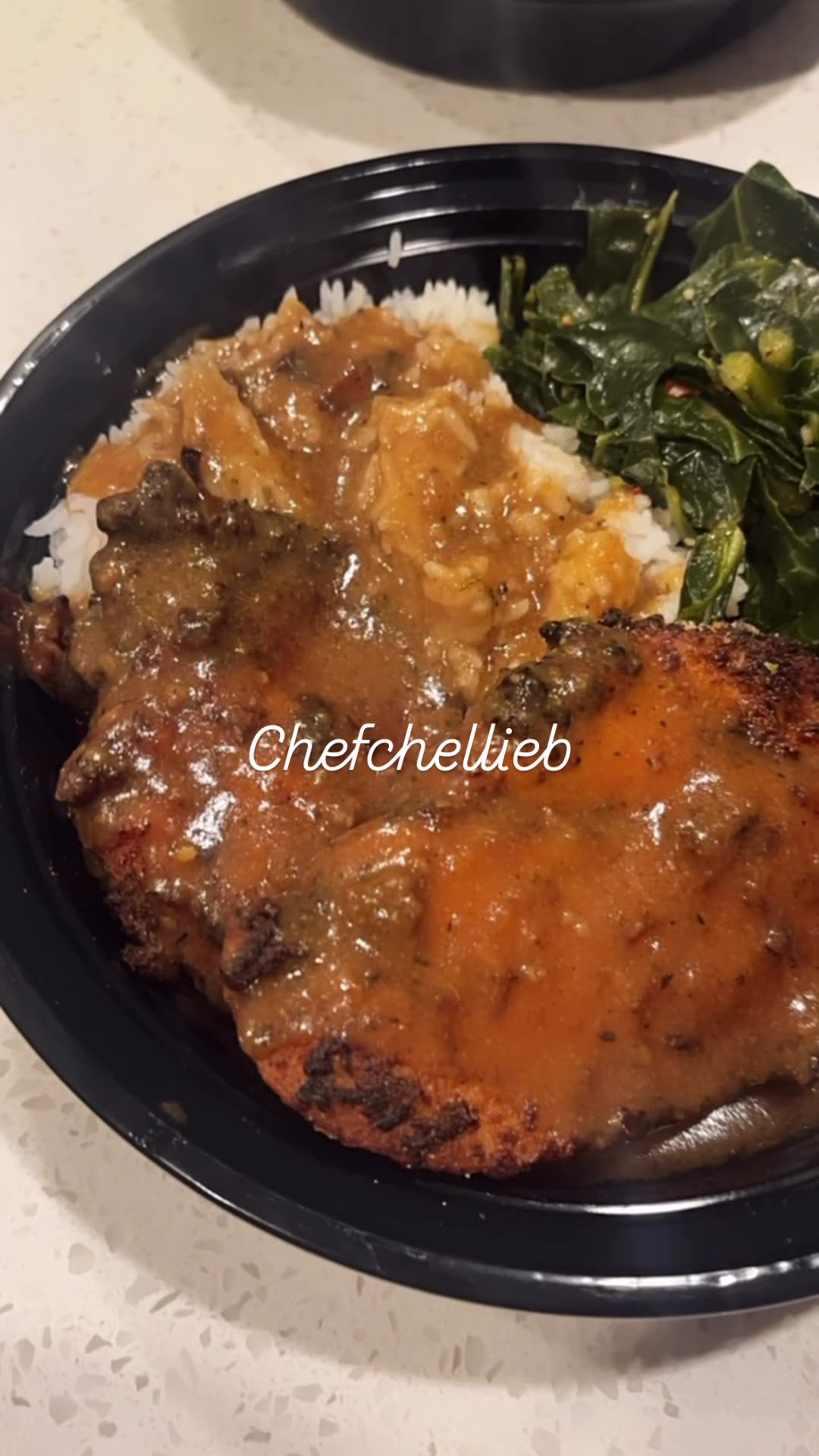 Chef Chellie B. dish