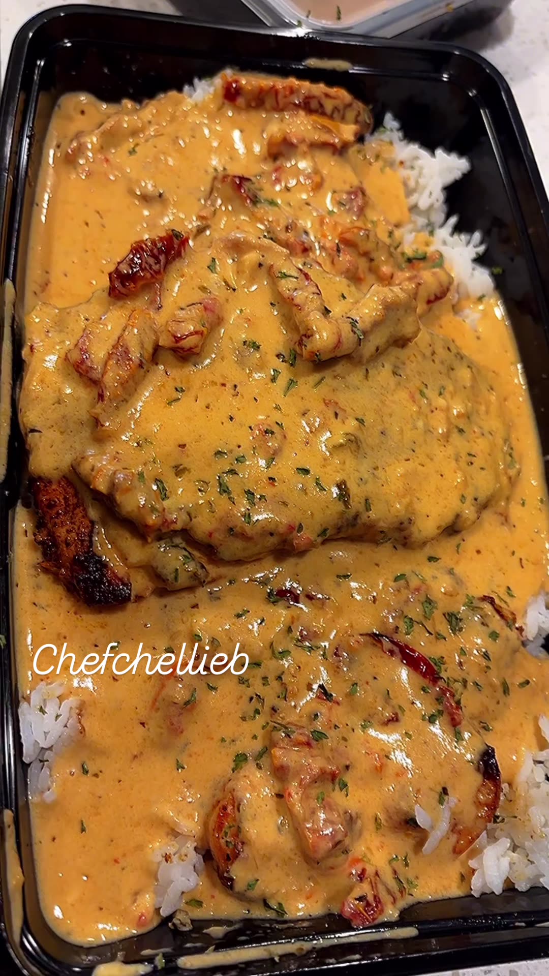 Chef Chellie B. dish